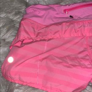 Lululemon pink shorts
